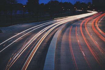 speeding cars