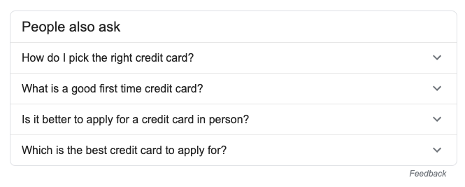 seo people also ask box