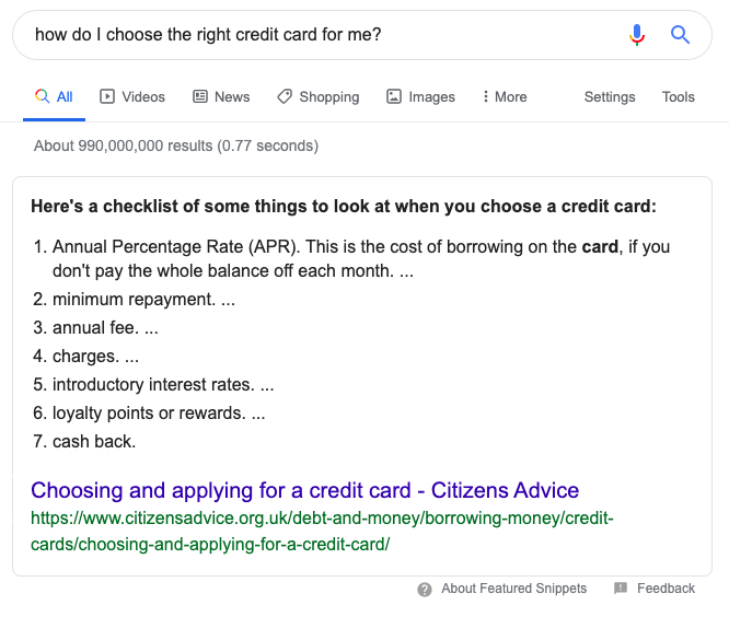 seo serp features