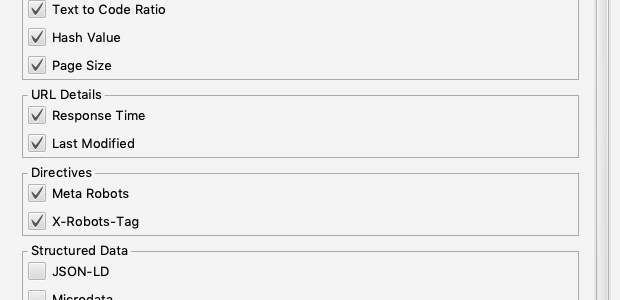 Validating structured data in Screaming Frog's SEO Spider