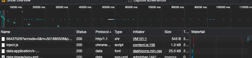 HTTP2 Chrome Web Developer Tools Test